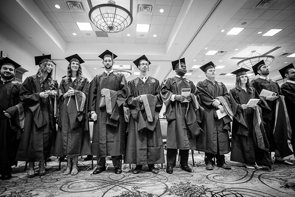 WVU B&E Hooding Ceremony for the MBA Class of 2014.  Photography by J. Alex Wilson - WVU College of Business and Economics